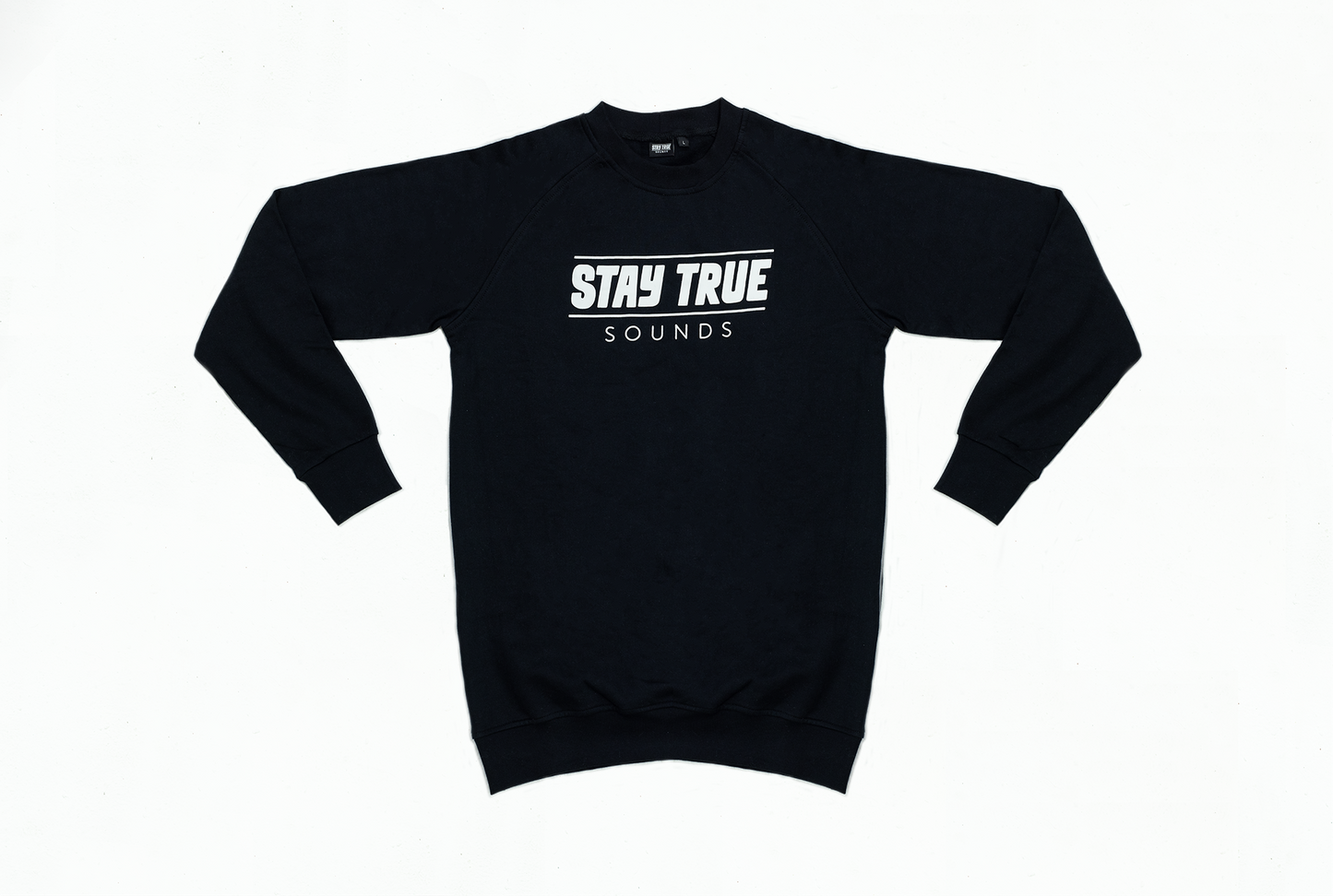 Stay True Sounds - Plain Logo Long-Sleeve Fleece (Black)