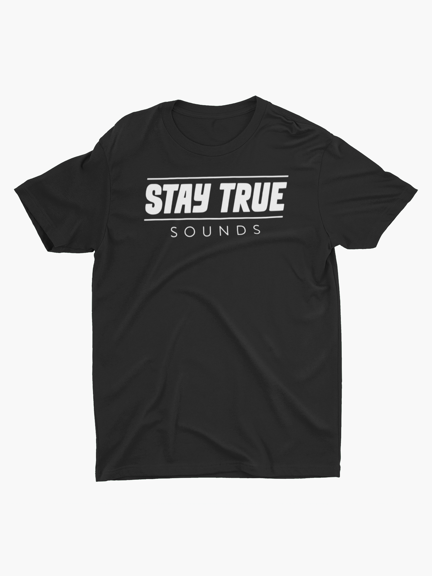 Stay True Sounds - Plain Logo T (Black)